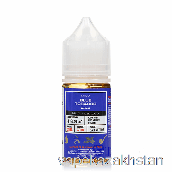 Vape Kazakhstan Blue Tobacco - BSX Salt Series - 30mL 50mg
